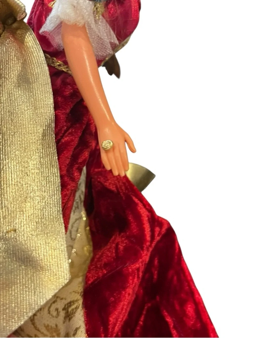 1997 Disney Beauty & the Beast Belle Enchanted Christmas Holiday Princess doll